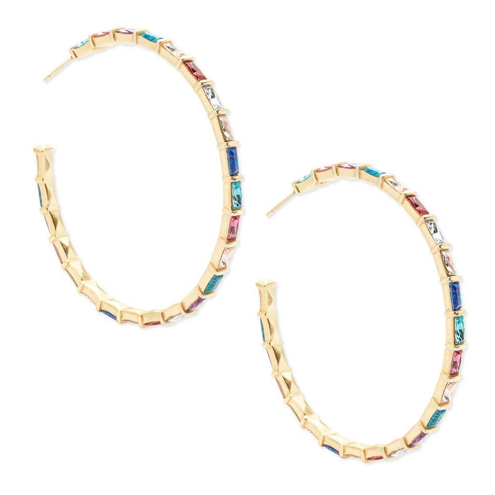 KENDRA SCOTT • Thora Gold Hoop Earrings*